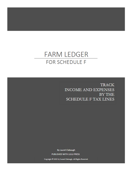 Farm Ledger (8.5" x 11")