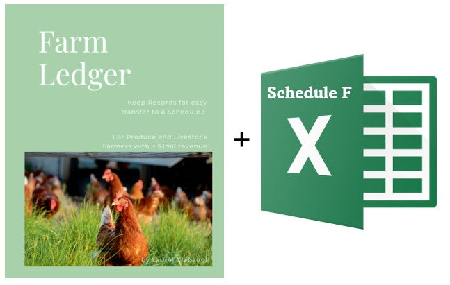 Full Size Farm Ledger + Companion Spreadsheet