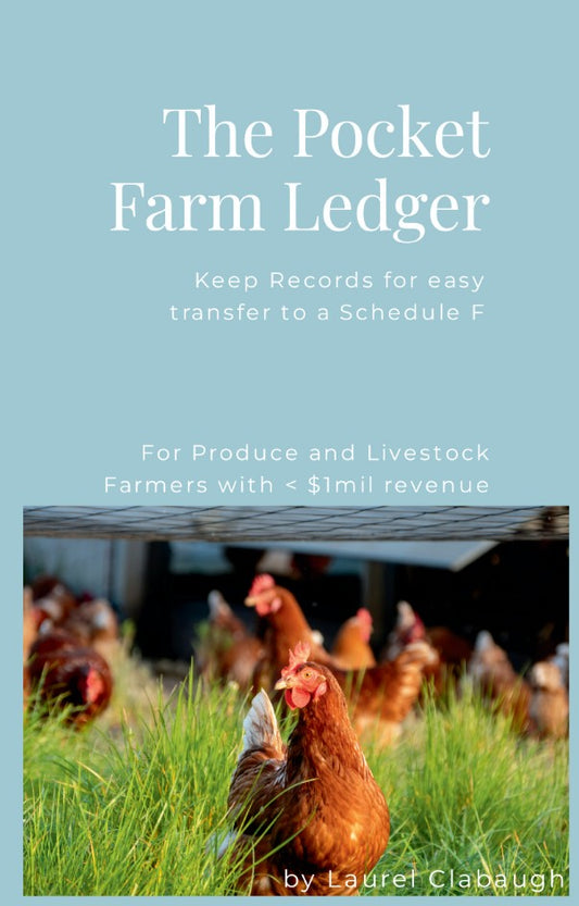 Pocket Farm Ledger (4.75" x 6.88")