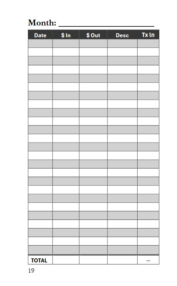 Pocket Farm Ledger (4.75" x 6.88")