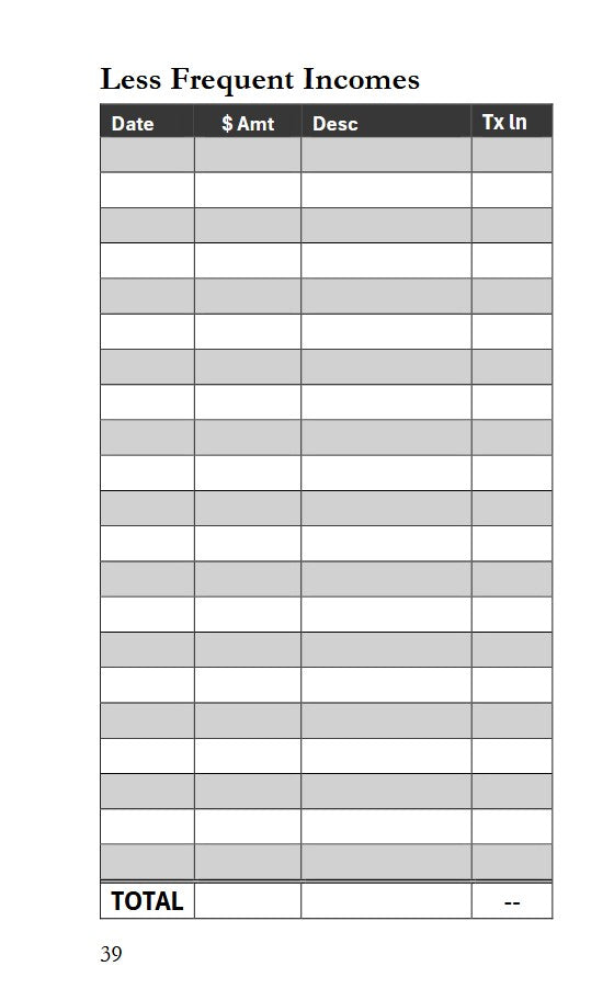 Pocket Farm Ledger (4.75" x 6.88")